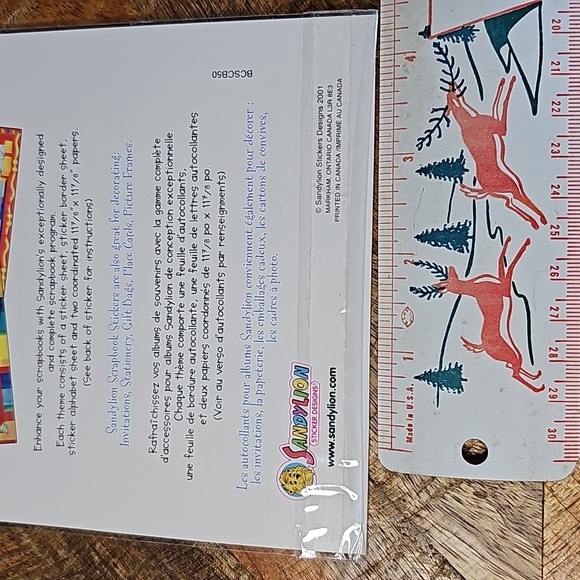 SandyLion Happy Birthday scrapbook stickers - Picture 5 of 8